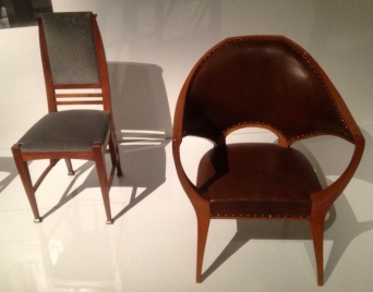 Chairs by Henry van de Velde