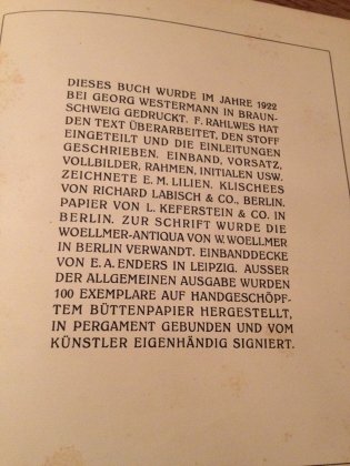 Die Bücher der Bibel. Nach der Übersetzung von Reuss Berlin/Wien, B. Harz [ 1923 ] by F. RAHLWES and illustrated by Ephraim Mose LILIEN