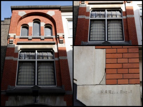 Voorstraat 273, Dordrecht - red bricks by J.M. van de Loo