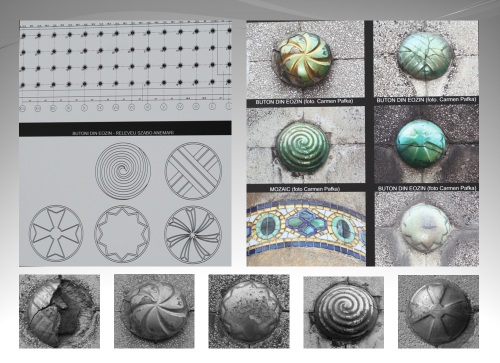 Villa Darvas-Laroche - Zsolnay ceramic buttons