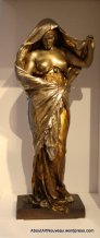 Bronze Femme Drappée Ernerst Barrias 1893