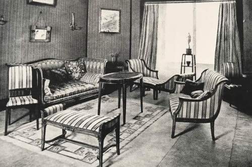 Living room of Hôtel Mezzara by Leon Jallot