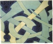 1900 Archibald Knox textile design