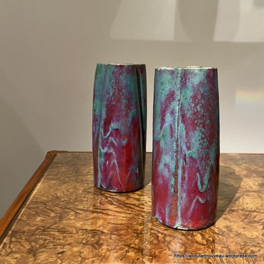 Pair of Dalpayrat vase, Galerie Mathivet